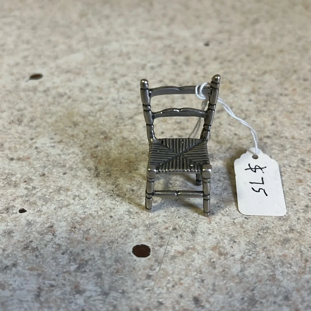 Sterling silver chair